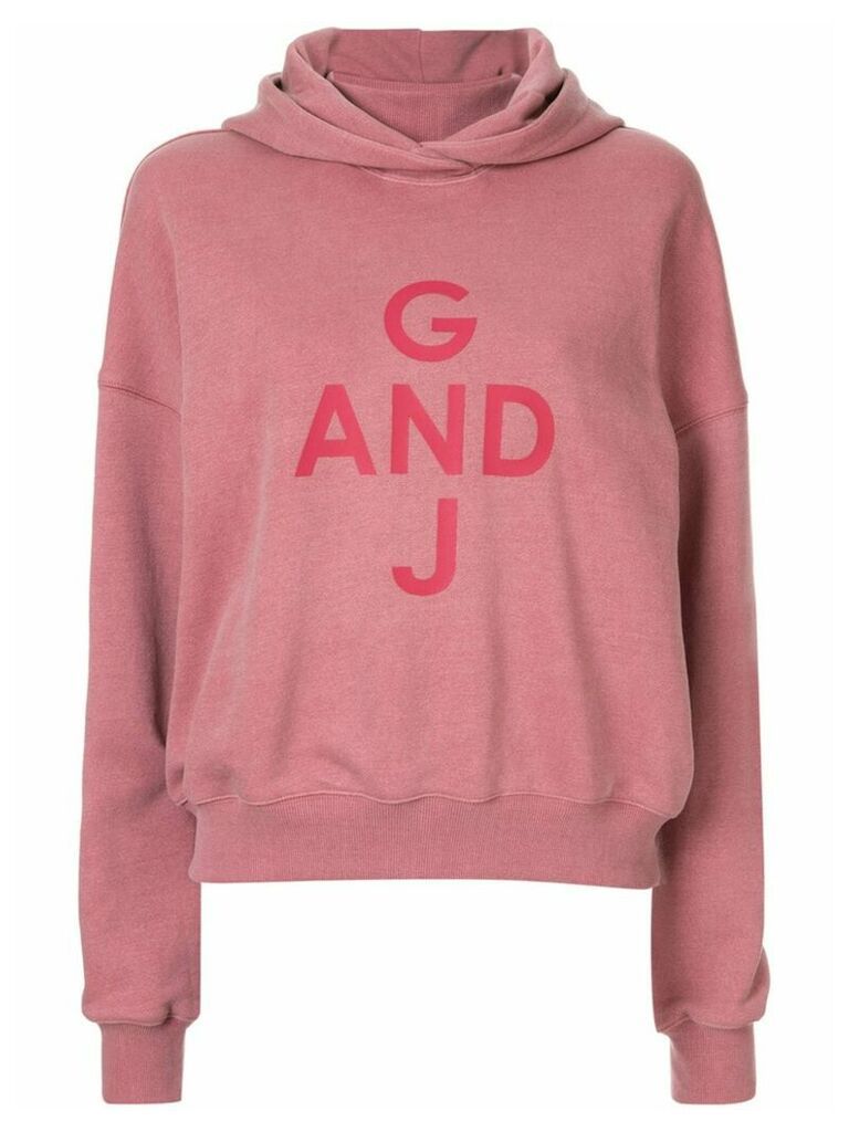 Goen.J logo hoodie - PINK