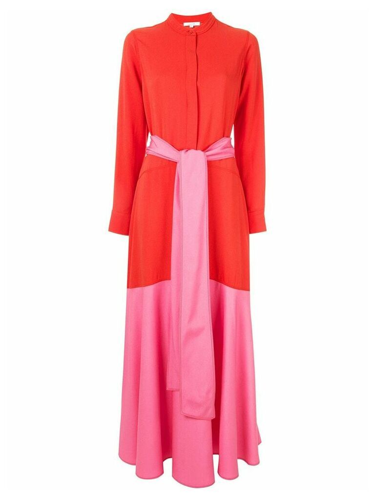 Layeur colour block dress - Red