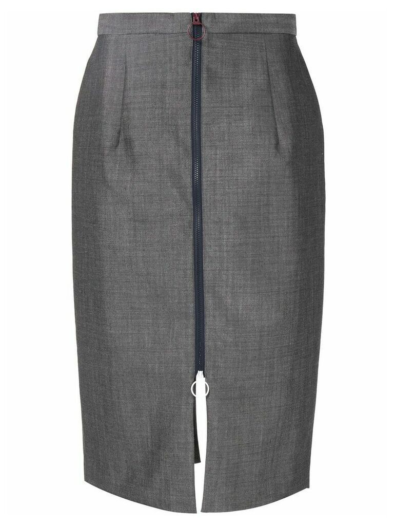 Toga zip detail pencil skirt - Grey
