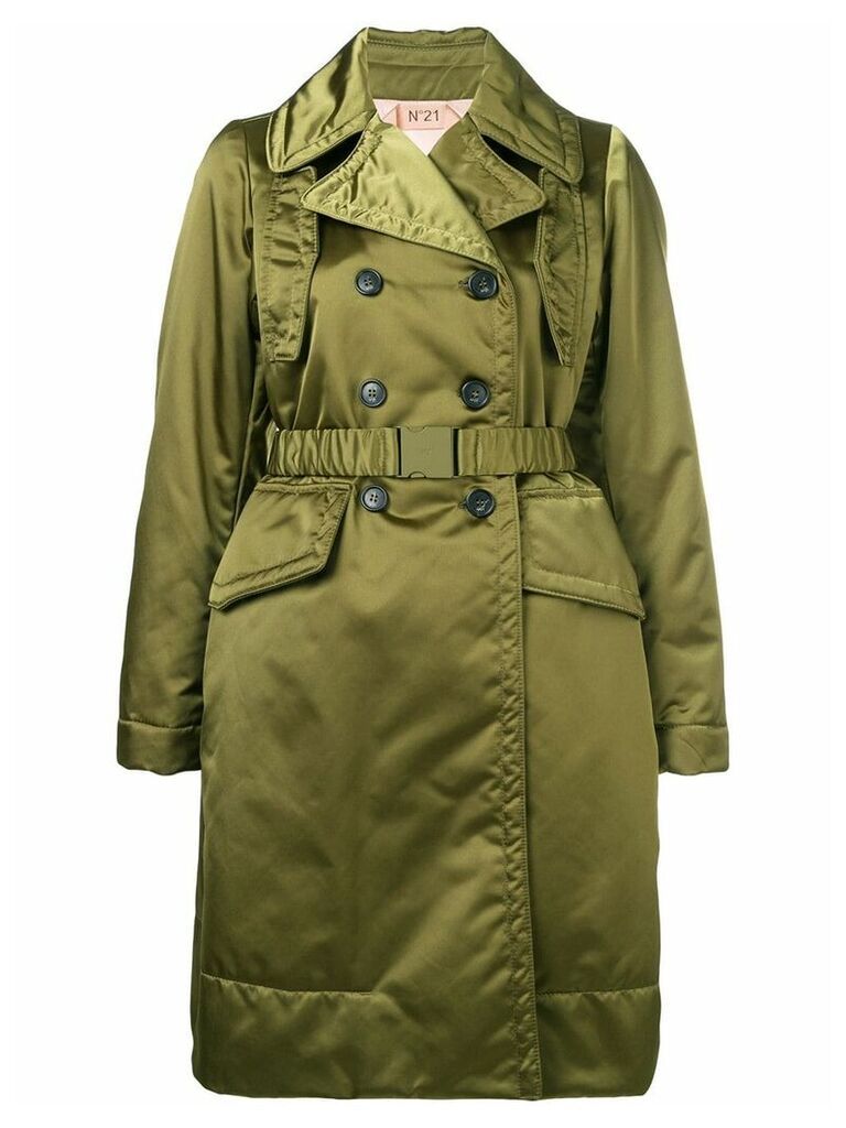 Nº21 loose fitted coat - Green