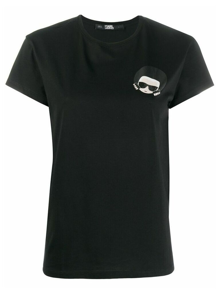 Karl Lagerfeld K/Ikonik slim-fit T-shirt - Black