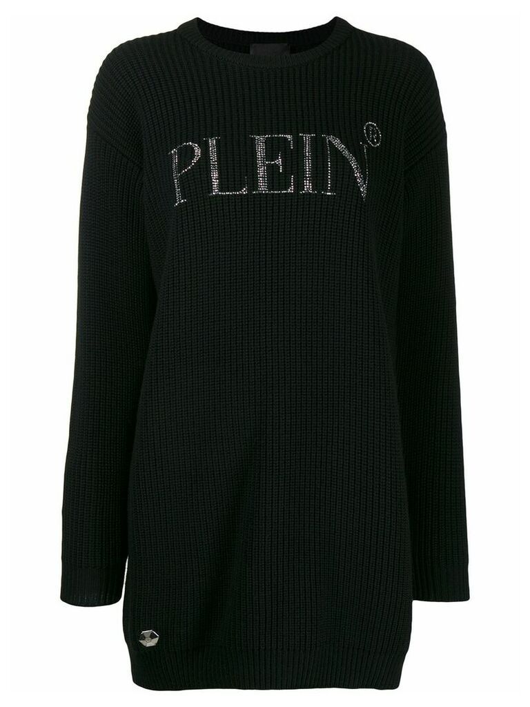 Philipp Plein crystal-embellished jumper - Black