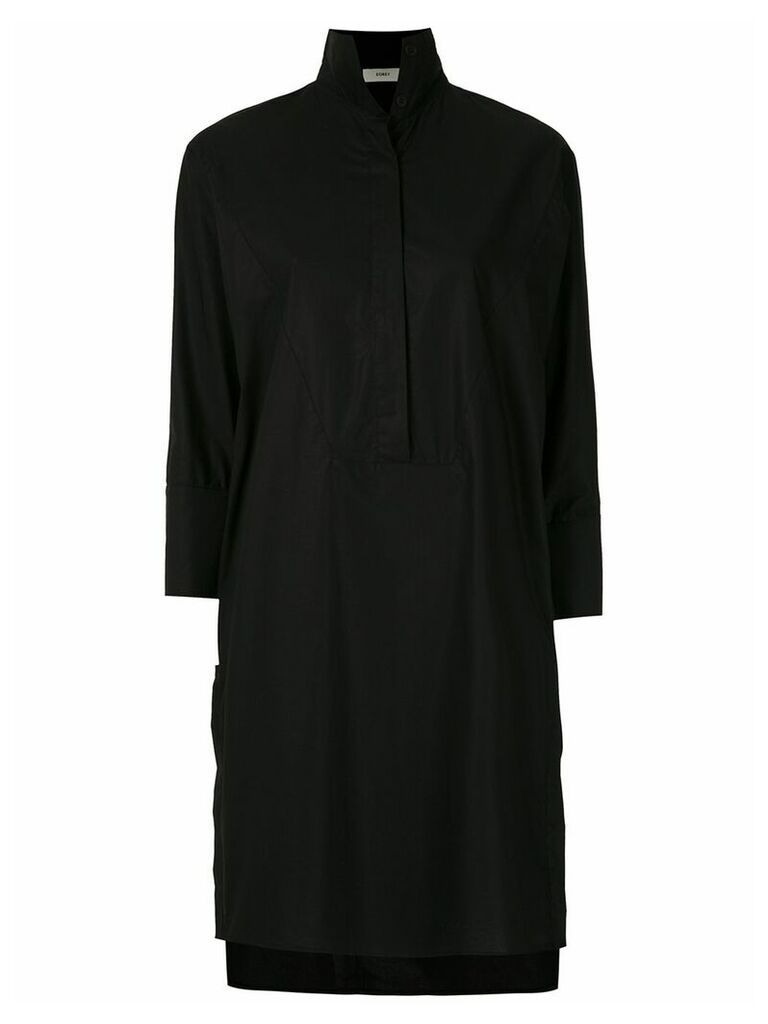 Egrey high neck dress - Black