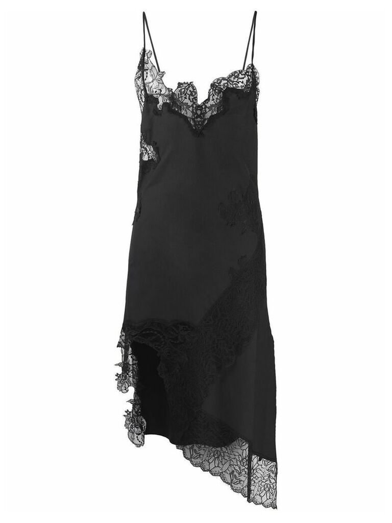 Marques'Almeida asymmetric slip dress - Black