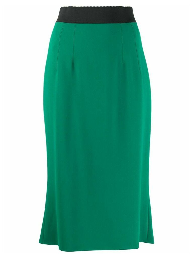 Dolce & Gabbana midi pencil skirt - Green