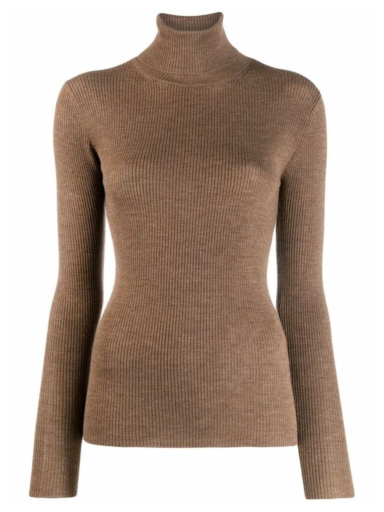P.A.R.O.S.H. ribbed jumper - Brown