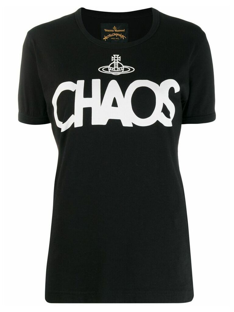 Vivienne Westwood Anglomania Chaos print T-shirt - Black