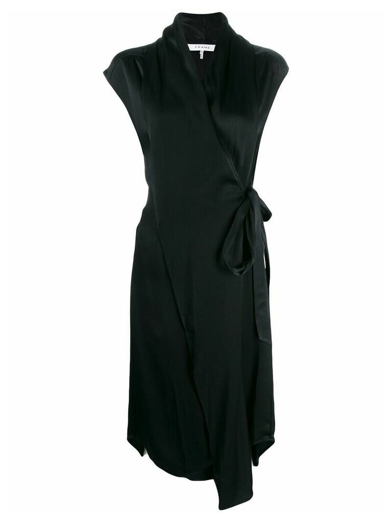 FRAME ibiza wrap dress - Black