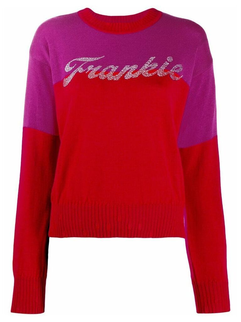 Frankie Morello logo pullover - PINK