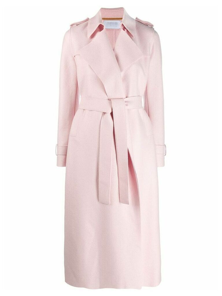 Harris Wharf London trench-style coat - PINK