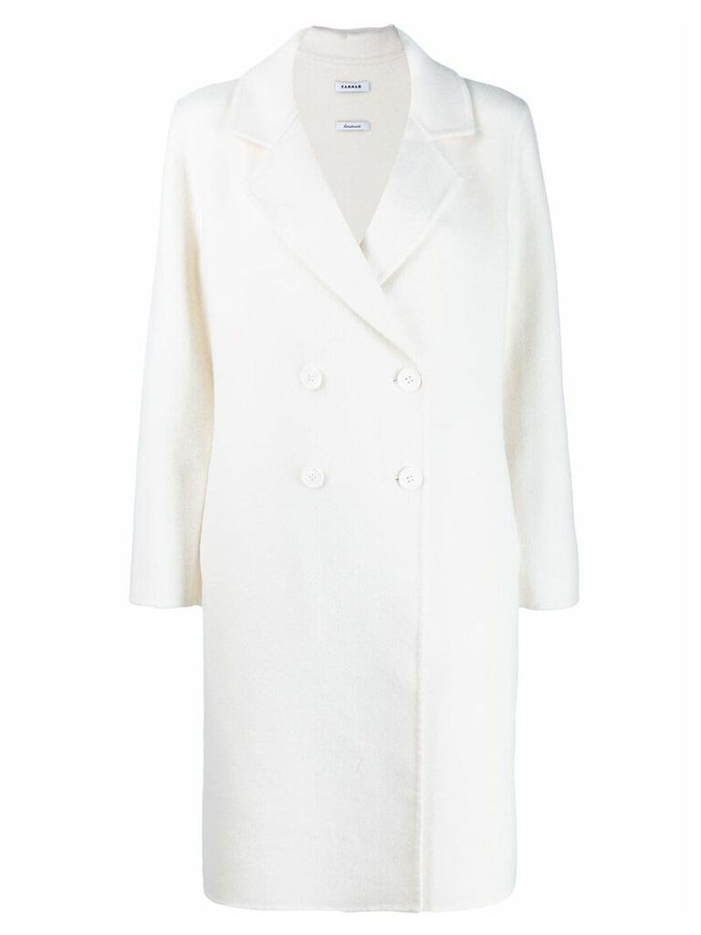 P.A.R.O.S.H. classic double-breasted coat - White