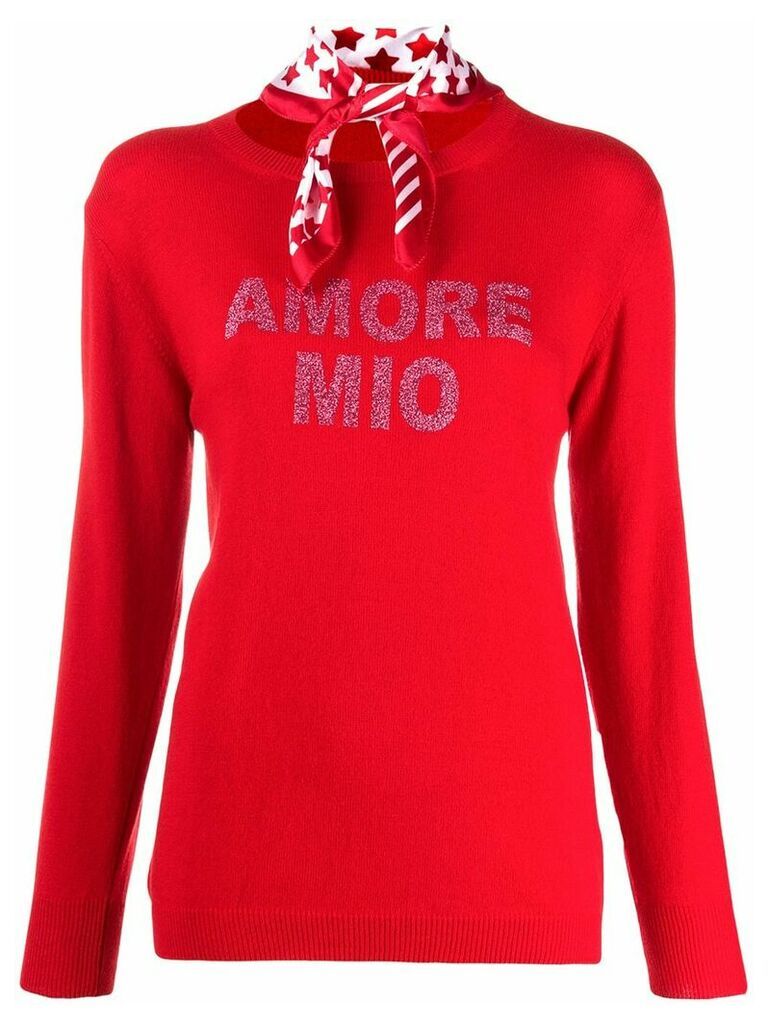5 Progress Amore mio fine knit jumper - Red
