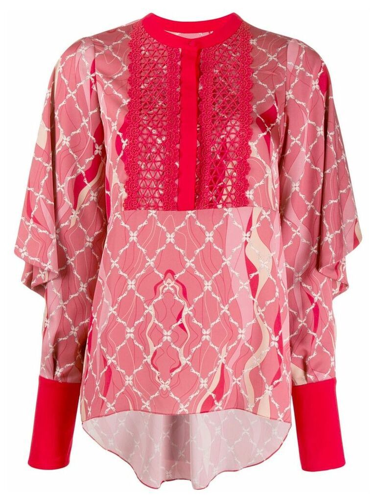 Three Floor Romantique printed blouse - PINK