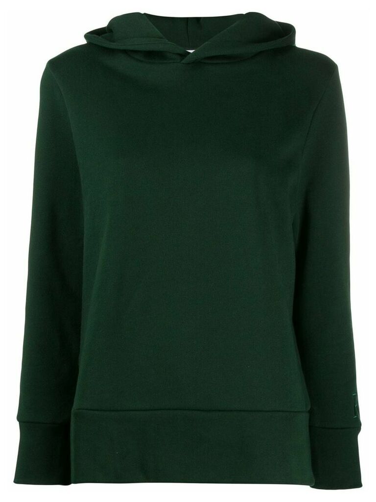 Roseanna embroidered logo hoodie - Green
