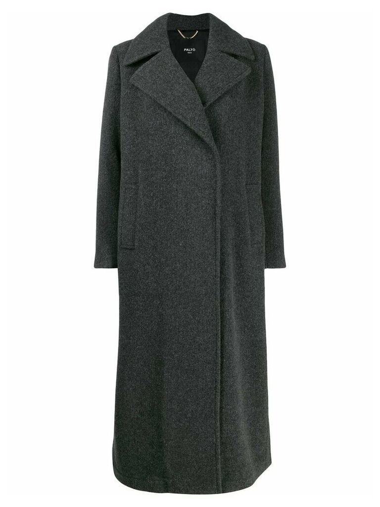 Paltò double-breasted coat - Grey
