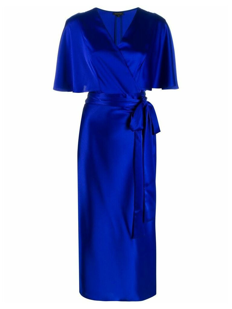 Escada V-neck dress - Blue