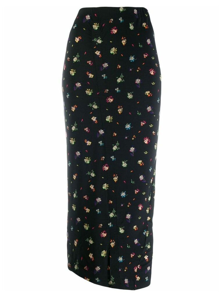Essentiel Antwerp floral print tube skirt - Black