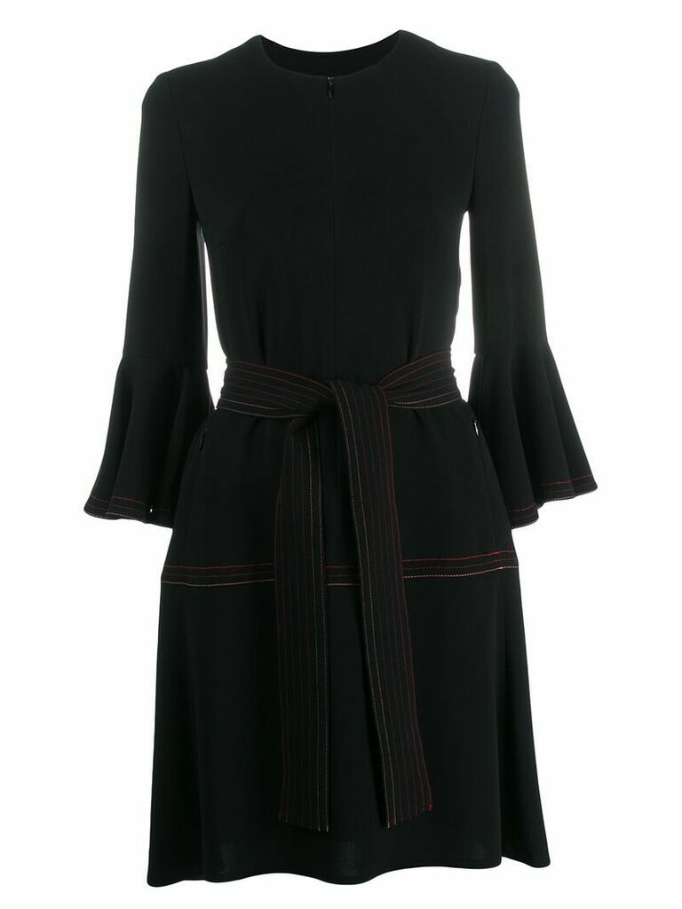 Talbot Runhof belted dress - Black