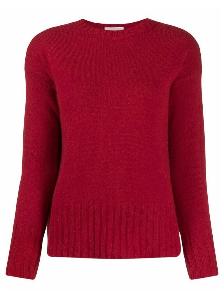 Zanone fitted knit jumper - Red