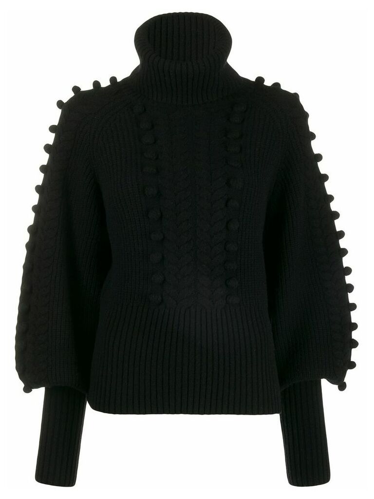 Temperley London Chrissie bobble knit sweater - Black