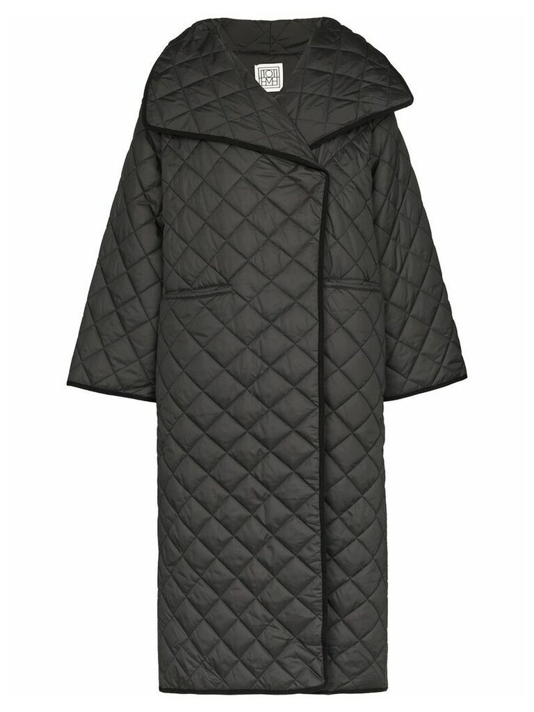Toteme Annecy quilted coat - Black
