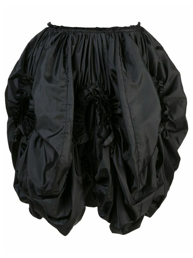 Comme Des Garçons high-waist ruffled skirt - Black