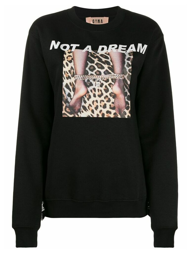 Gina Not A Dream graphic sweatshirt - Black