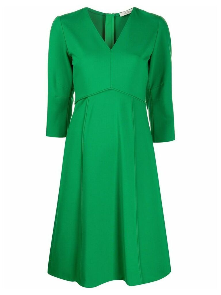 Dorothee Schumacher empire line short dress - Green