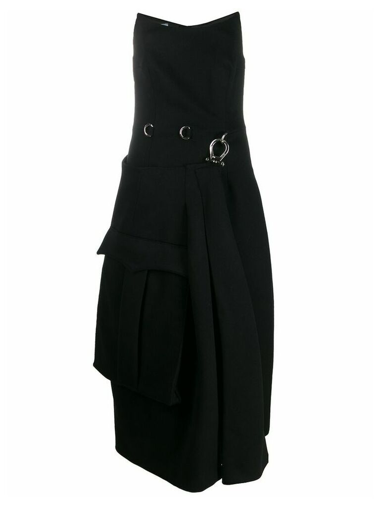 Prada belted corset dress - Black