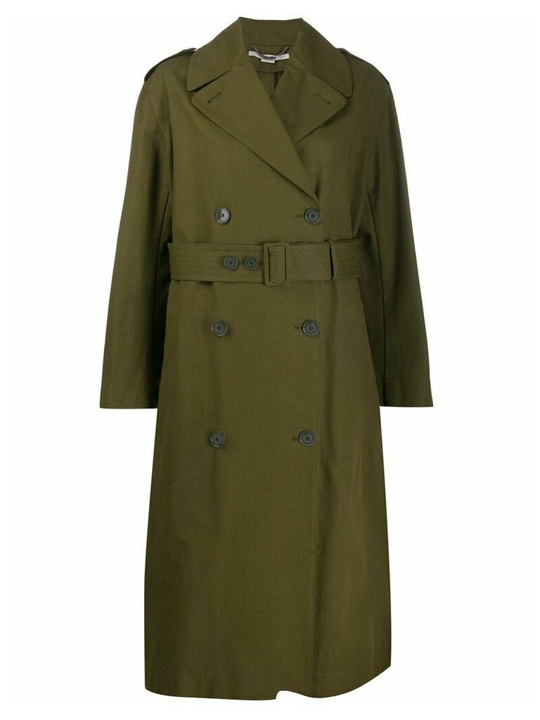 Stella McCartney belted trench coat - Green