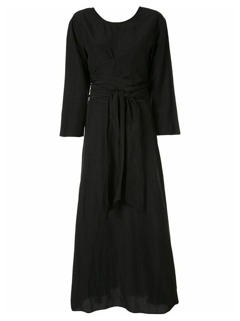 Muller Of Yoshiokubo Cache Couer long dress - Black