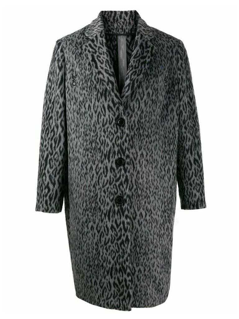 Omc animal print coat - Grey