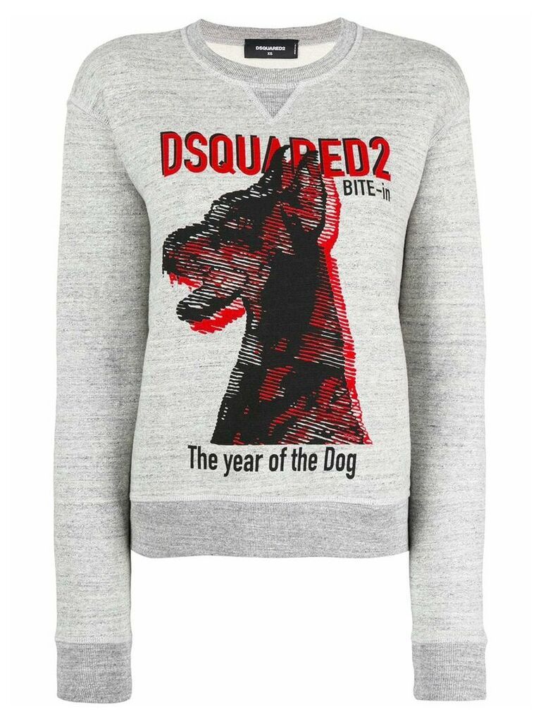 Dsquared2 The Year of the Dog print sweatshirt - Grey