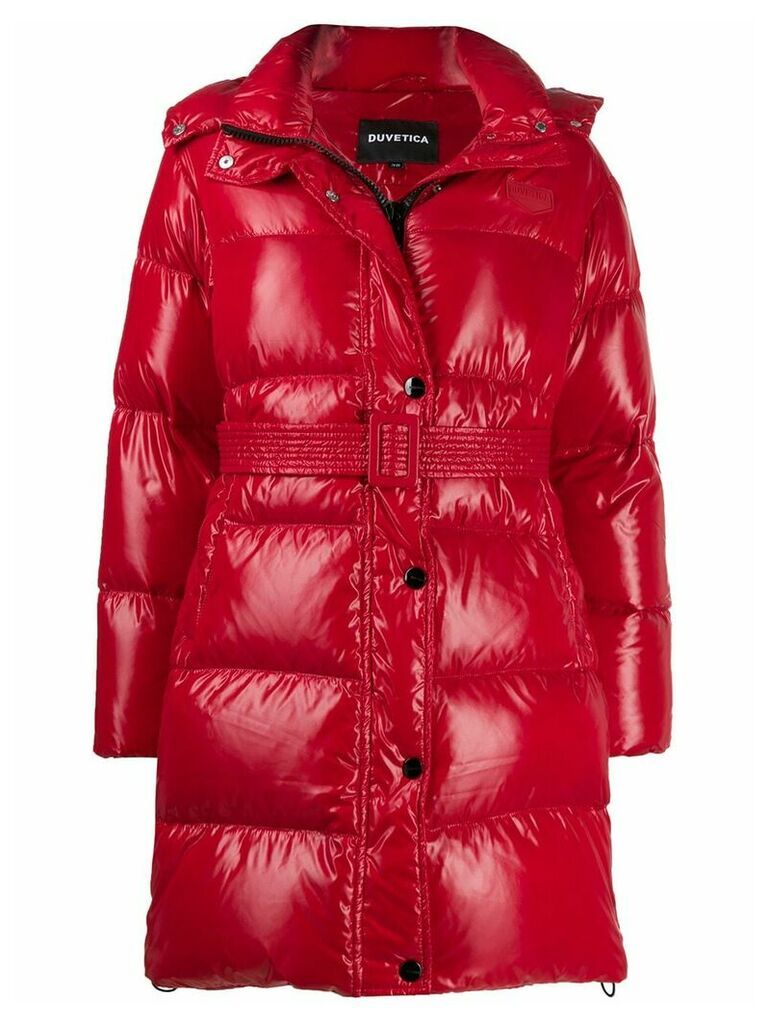 Duvetica hooded padded coat - Red