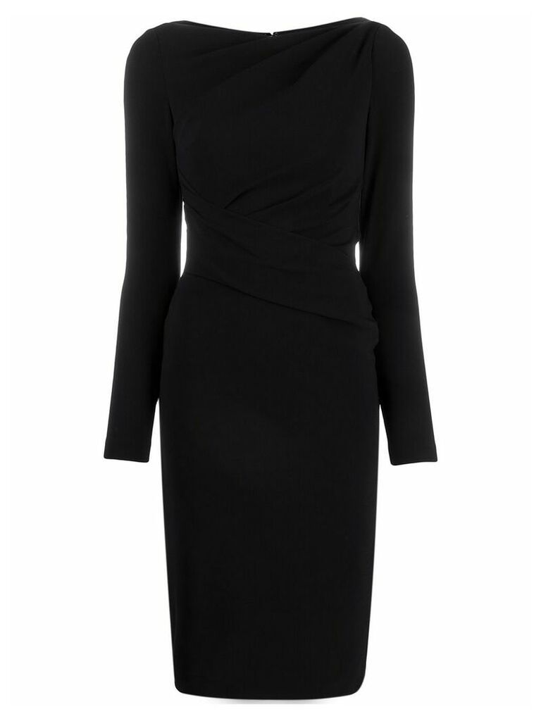 Talbot Runhof Tolgas fitted dress - Black