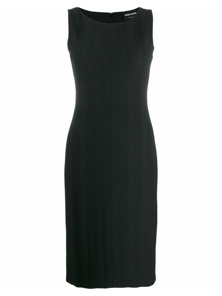 Giorgio Armani sleeveless sheath dress - Black
