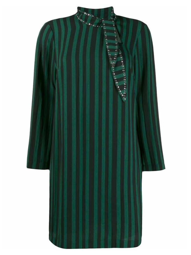 LIU JO striped print dress - Green