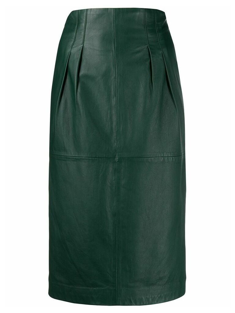 PS Paul Smith pleated pencil skirt - Green