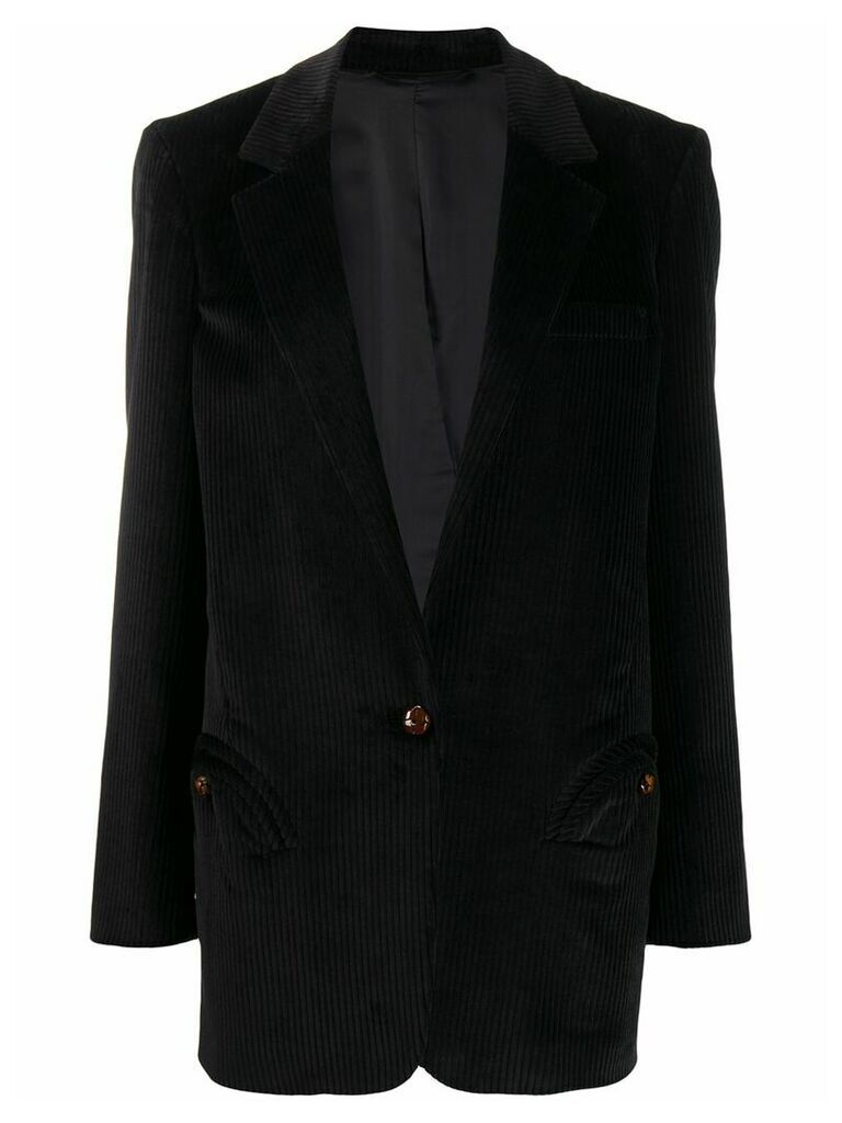 Blazé Milano corduroy tailored blazer - Black