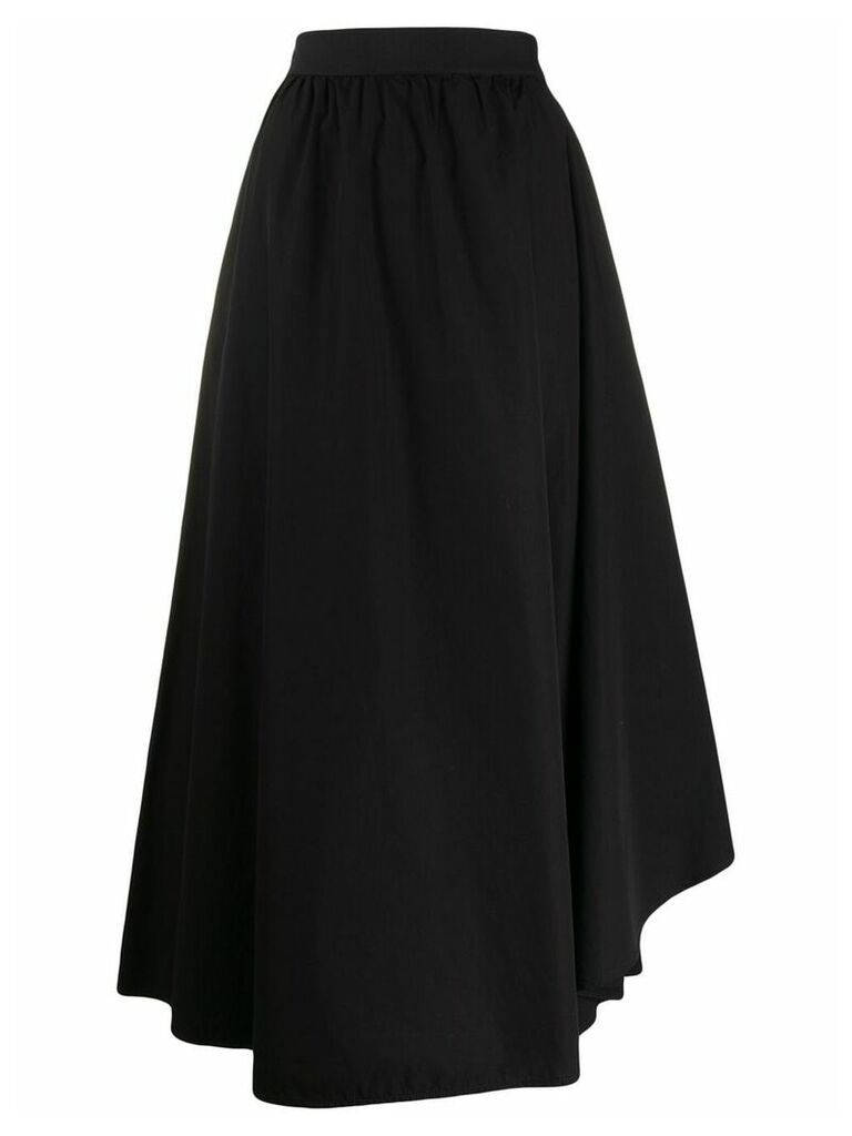 Barena asymmetric full skirt - Black