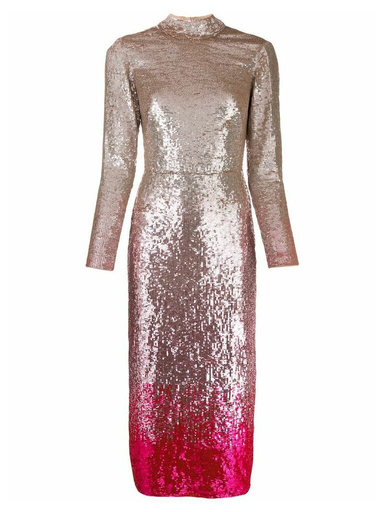 Temperley London Opia sequined cocktail dress - PINK