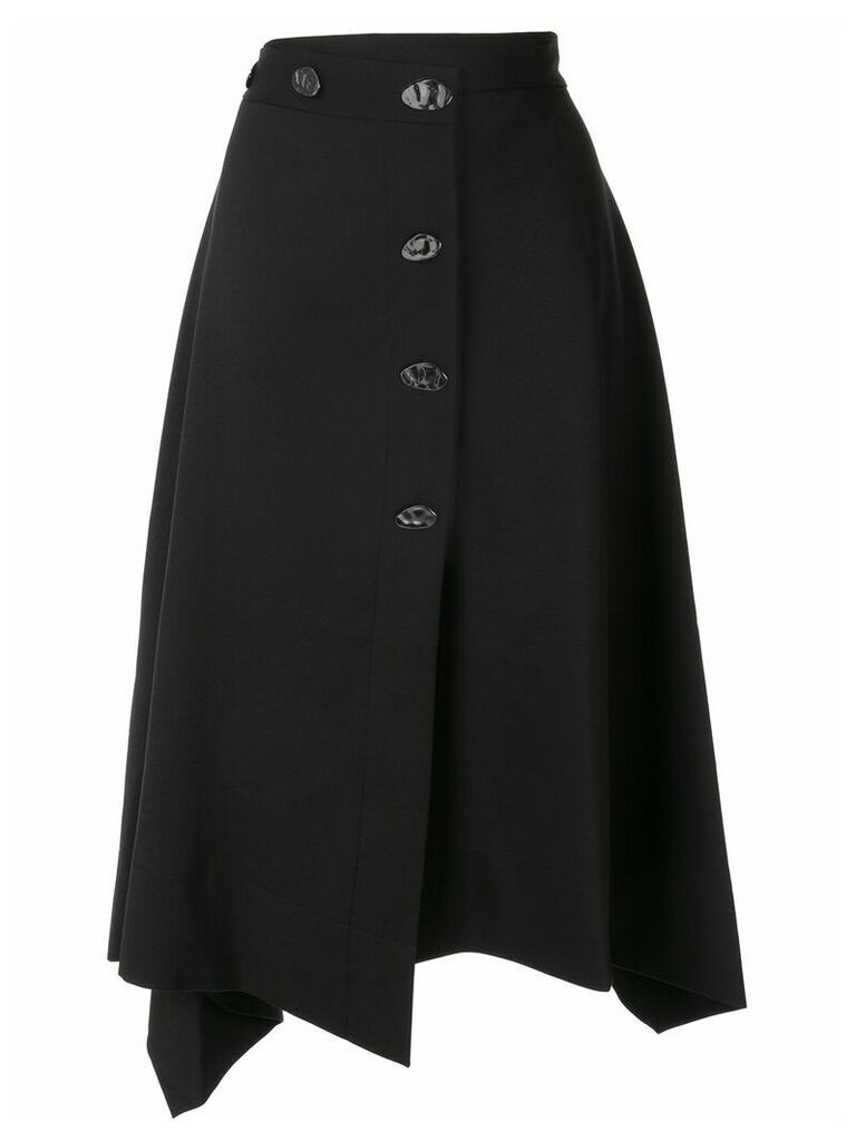 PortsPURE asymmetric a-line skirt - Black