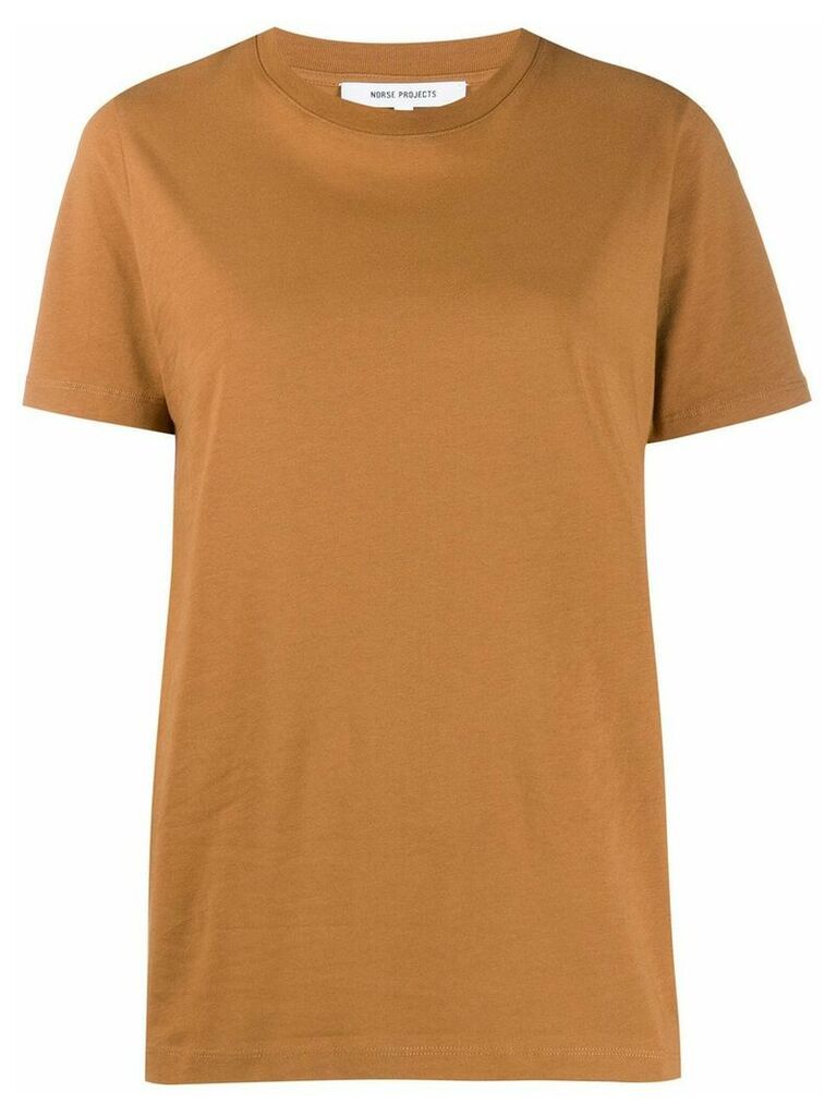 Norse Projects Gro plain T-shirt - Brown