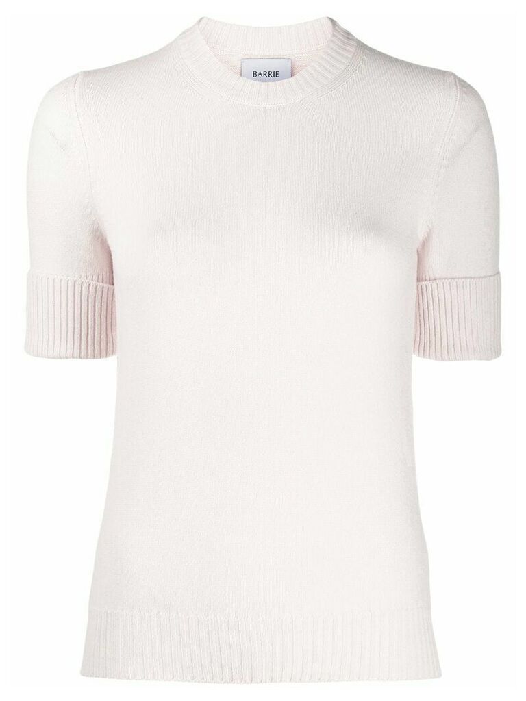 Barrie cashmere knitted jumper - PINK