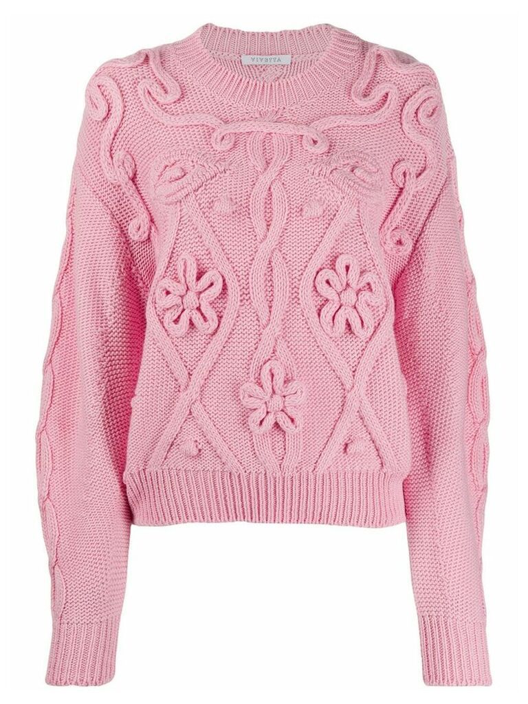 Vivetta embroidered jumper - Pink