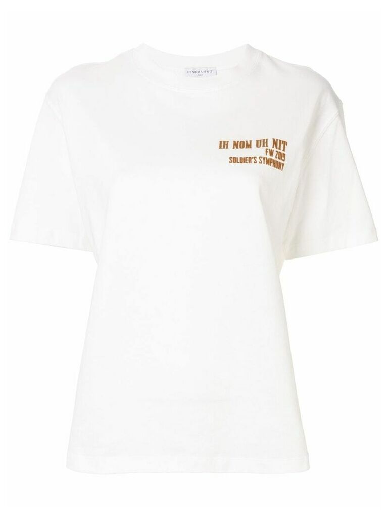 Ih Nom Uh Nit logo detail T-shirt - White