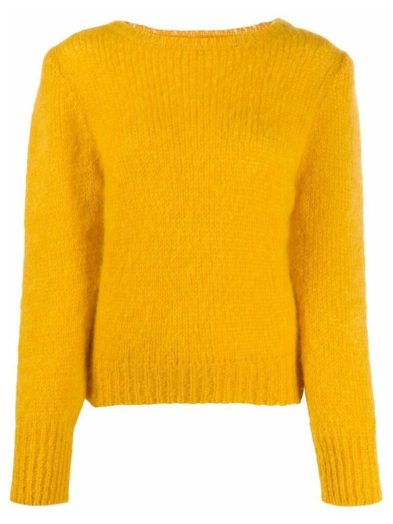 Alexa Chung knitted jumper - Yellow