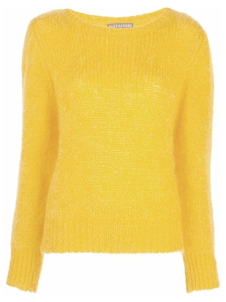 Alexa Chung brushed wool sweater - Yellow