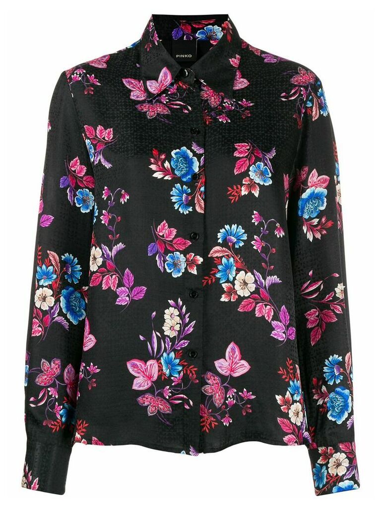 Pinko floral print shirt - Black