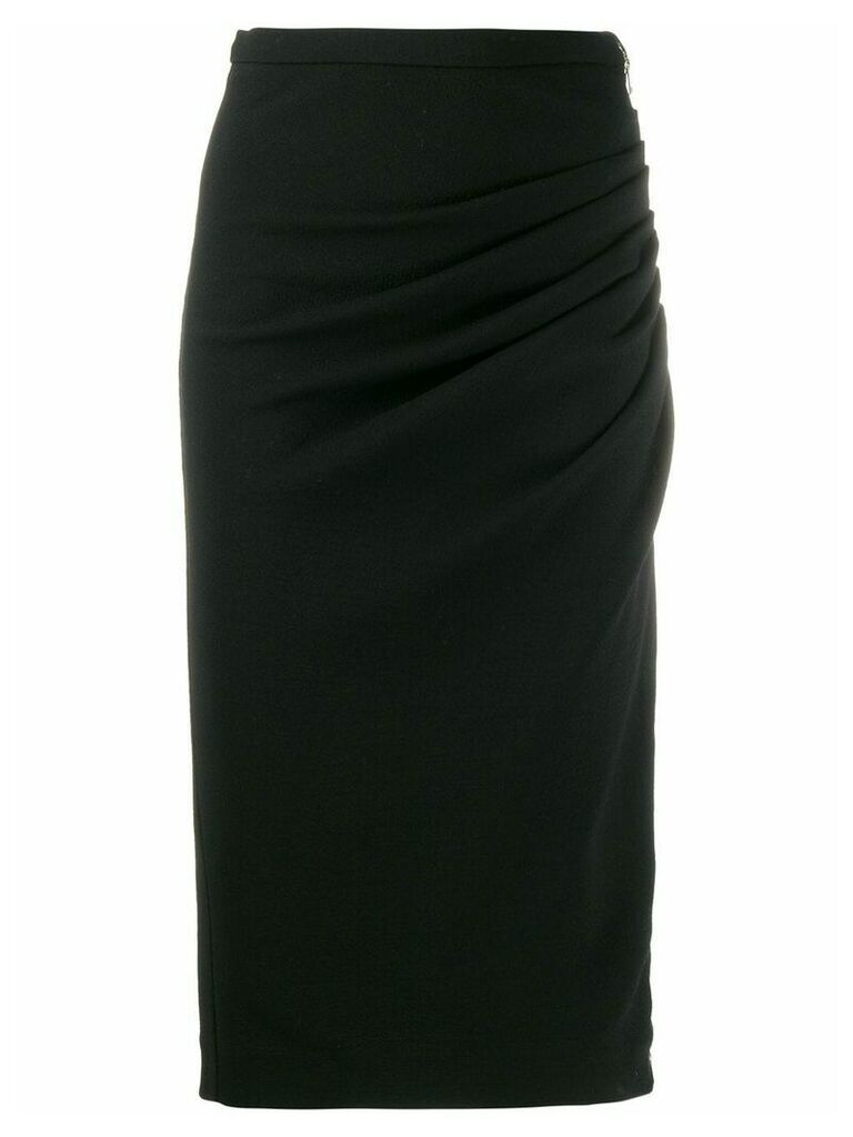 Rochas ruched pencil skirt - Black
